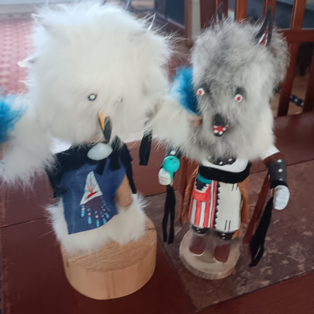 Vintage kachina dolls